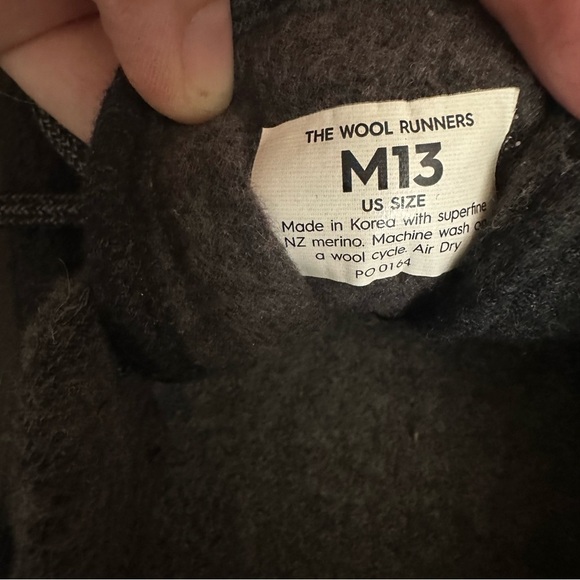 Allbirds Wool Runners Black Athletic Shoes Sneakers Mens Size 13 Merino Wool - Picture 8 of 10